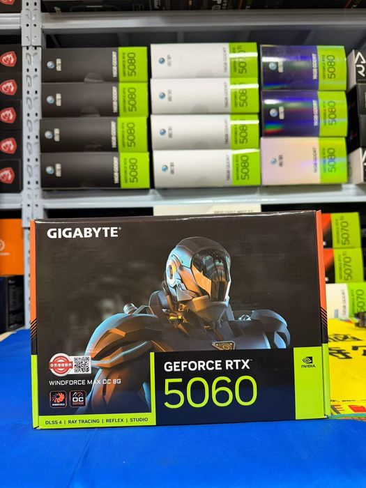 Rtx Gigabyte 5060, 5070, 5060ti, 5070ti, 5080, 5090 Астана Алматы КЗ