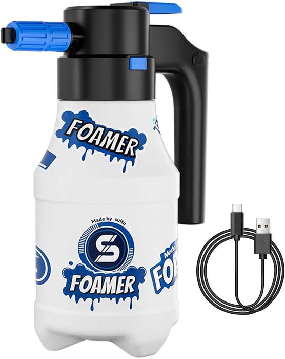 Акумулаторен електрически пенообразувател за автомивки и дома 1.5л