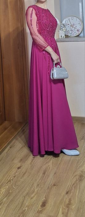 Rochie fucsia de ocazie