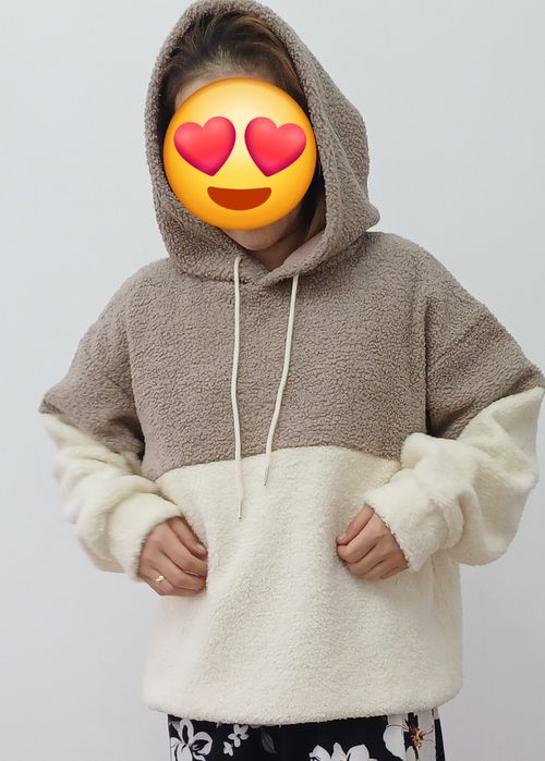 Теплые тедди толстовки