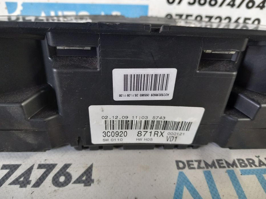 Ceas bord 2.0 tdi / 1.9 tdi BLS vw Passat b6 2006