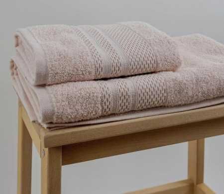 кърпи 2 броя - голяма 70x140 см и средна 50x85 см, 100% памук