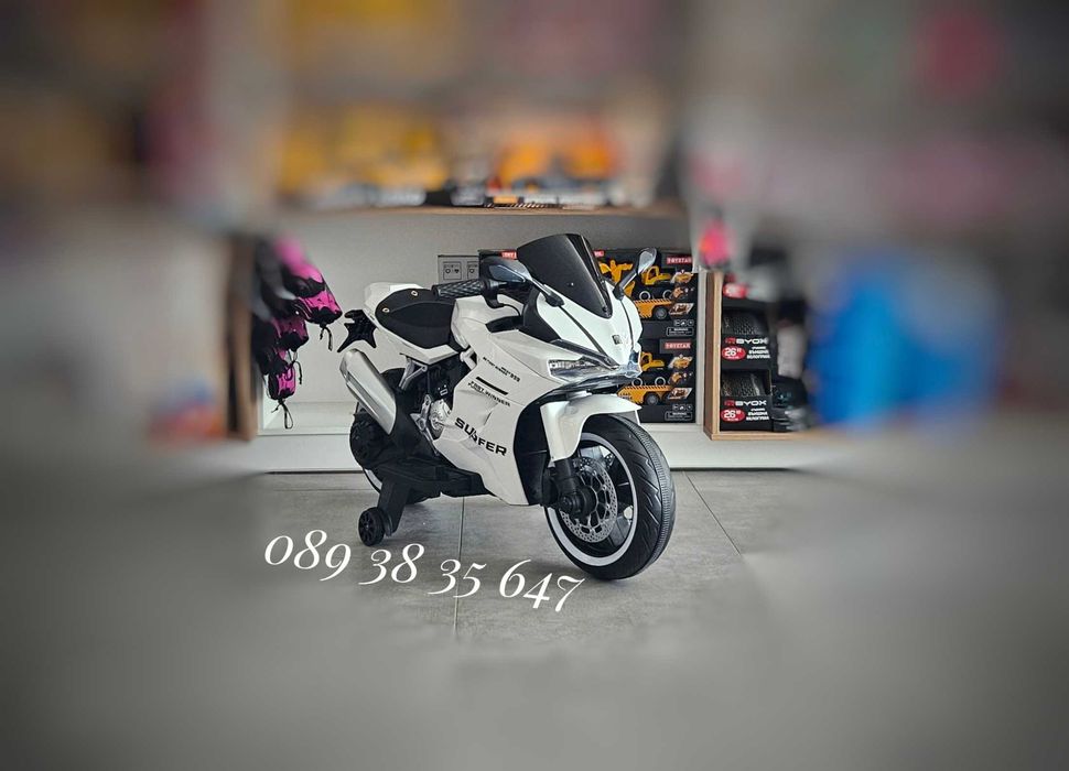 ТОП ЦЕНА!НОВО!Акумулаторен мотор Surfer с 12V батерия,мека седалка,USB