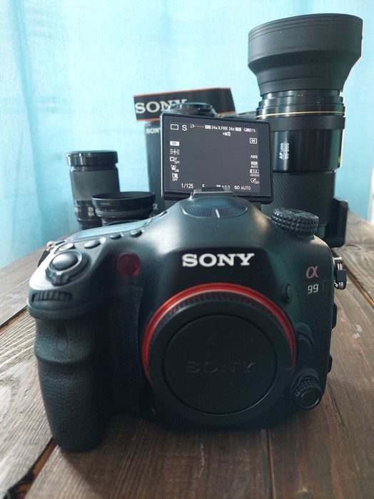 Camera SONY A99 obiective minolta Godox AD200PRO Godox XPRO-S