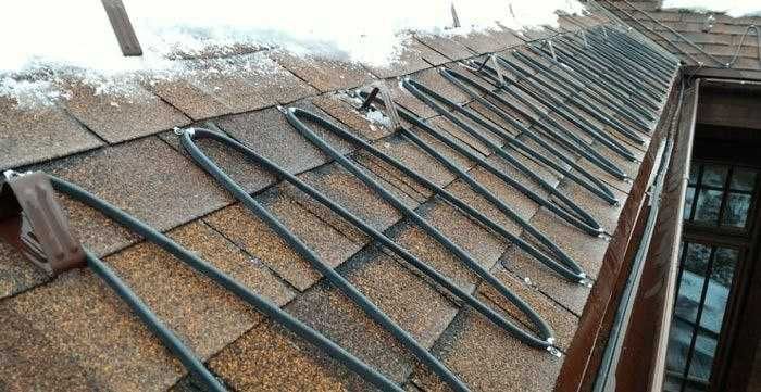 за 1 день греющий кабель • для водостока