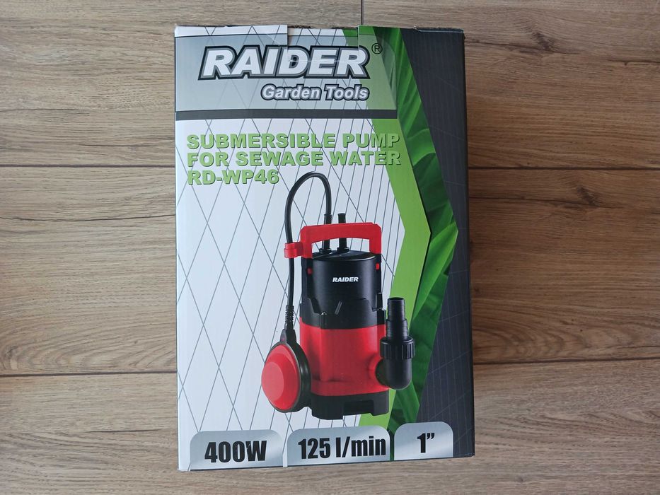 Потопяема помпа за мръсна вода Raider RD-WP46 400W - с гаранция