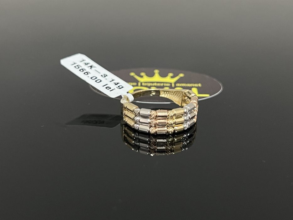 Bijuteria Royal CB : Inel dama aur 14K 3,14 grame