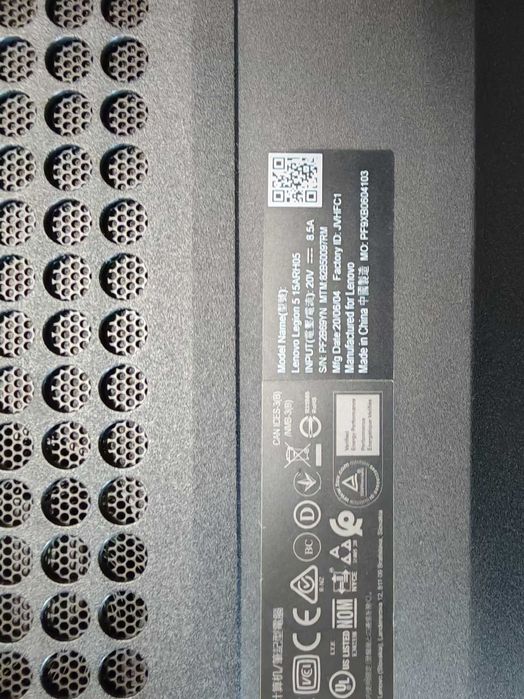 Laptop Lenovo Legion 5 - Ryzen 7 4800H/GTX 1650/16RAM/512 SSD