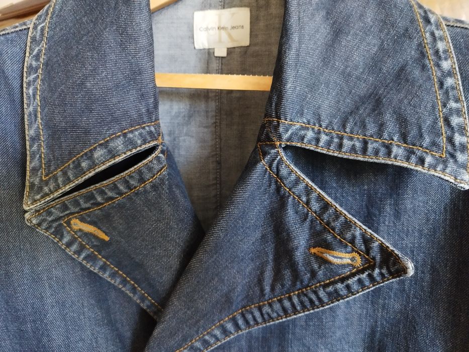 Джинсовая куртка бушлат Calvin Klein