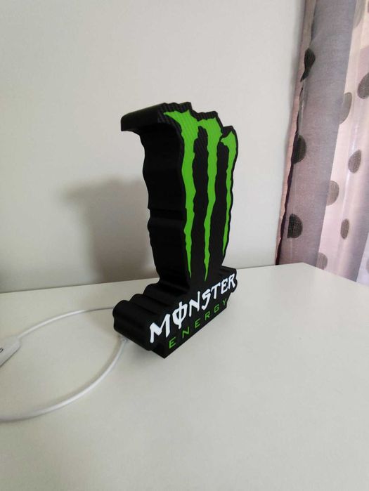 3d лампа Monster Energy