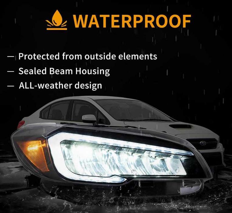 Динамични LED Фаровве Subaru WRX & 16-21  WRX STI 1th Gen