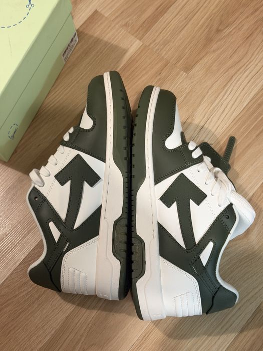 Off White Dark Green Shoes Обувки OFF WHITE от кожа