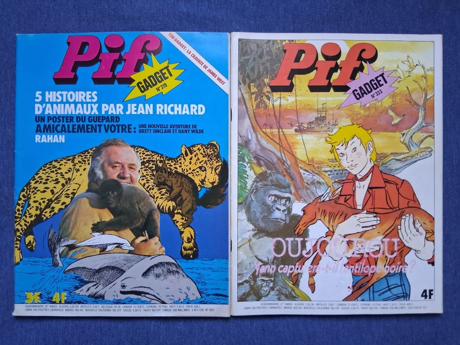 Редки Издания на Култовото Френско Списание PIF Gadjet