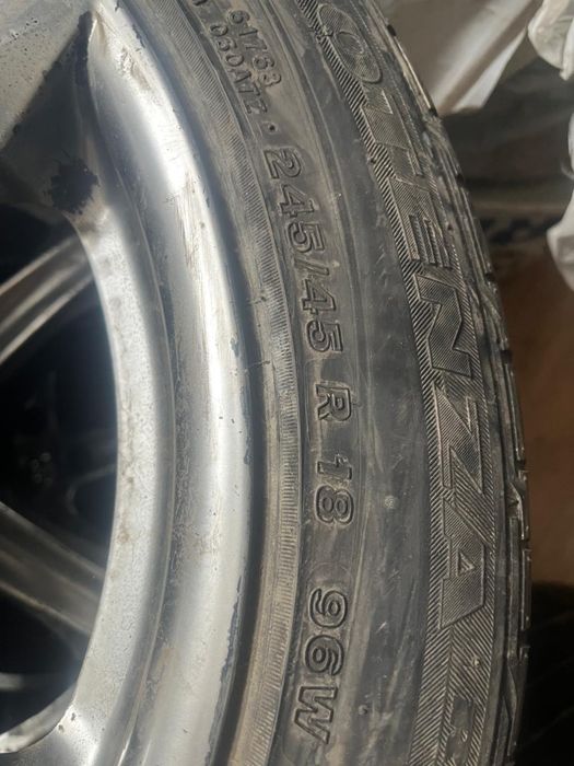 Диск и шины на мерс ауди