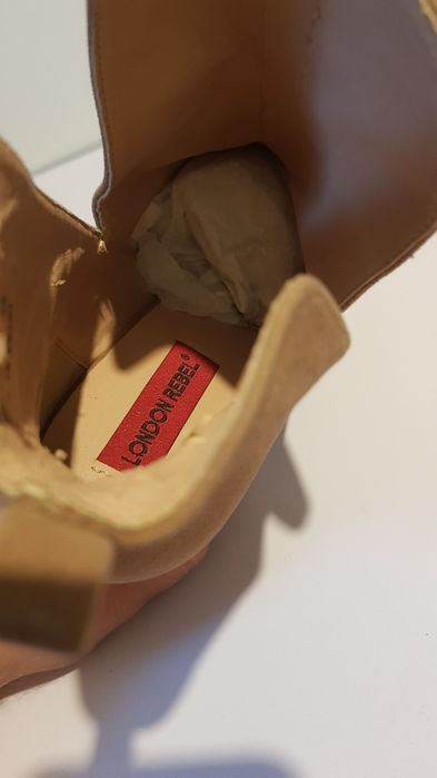 Botine piele intoarsa- London Rebel Mas.39