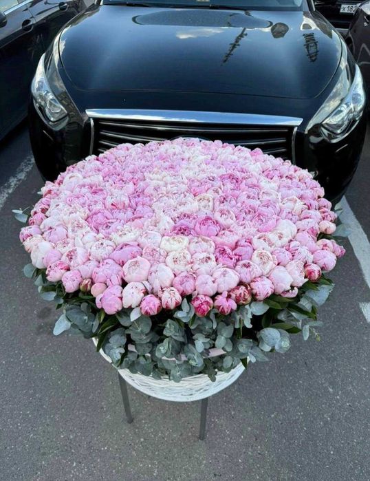 Розы пионы кустовые хризантемы