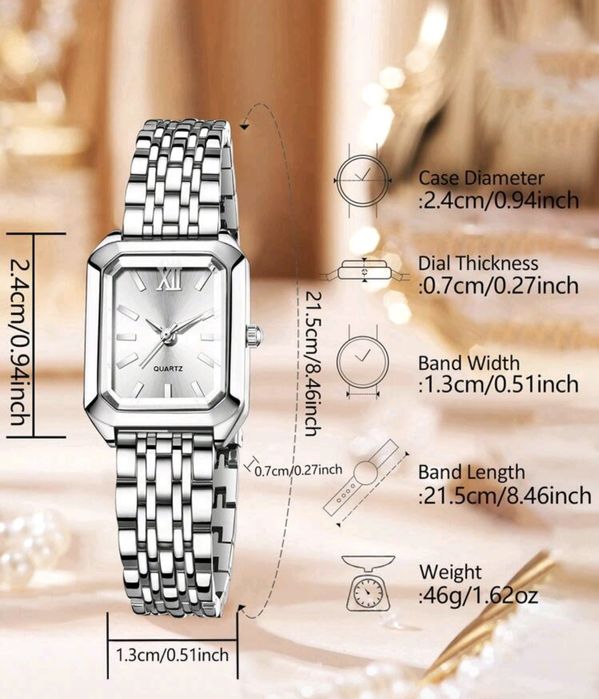 Дамски моден кварцов часовник