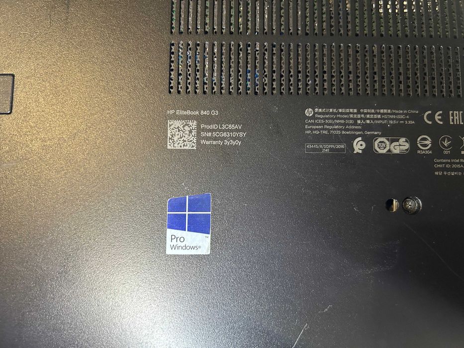 Laptop HP Elitebook 840 G3, i5, 16GB RAM, 256GB SSD M.2, 5 ore tine bateria