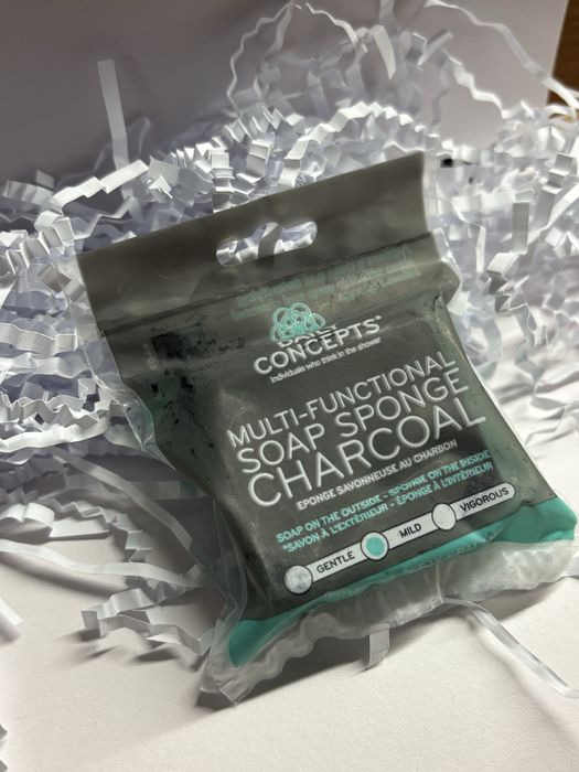 DAILY CONCEPTS Multi-Functional Soap Sponge, Charcoal
