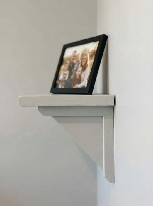 Etajera suspendata Haven Midi-lemn brad, design scandinav, 60 x 16 cm