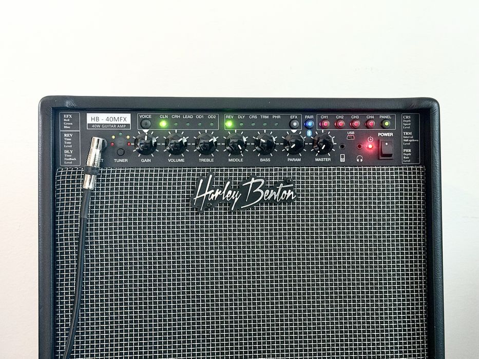 Чисто нов Harley Benton HB-40MFX (40W) с Bluetooth и DSP