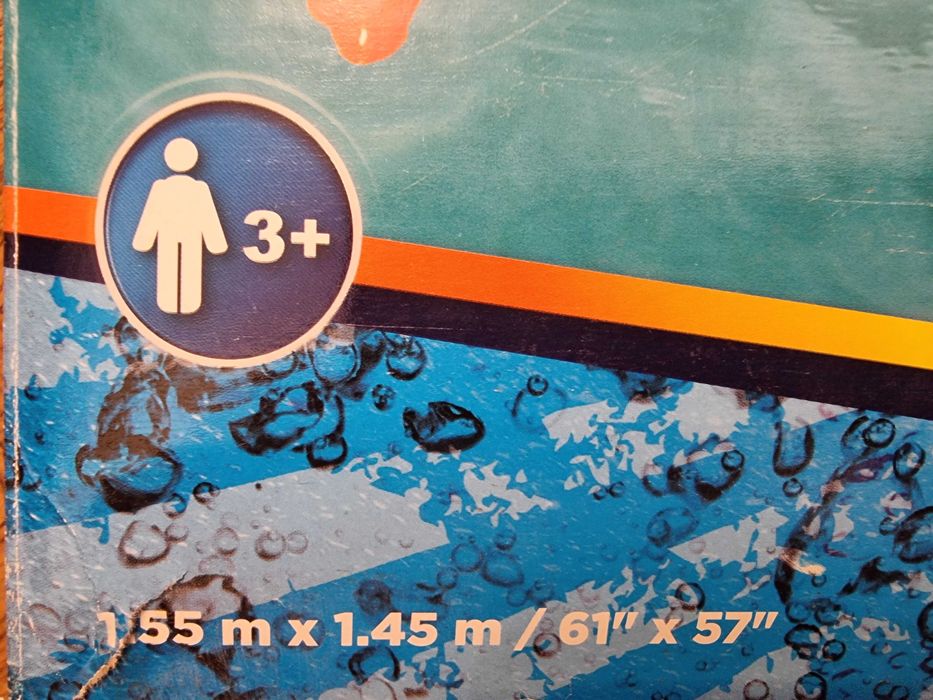 Saltea avion de apa copii cu pistol, 155cm