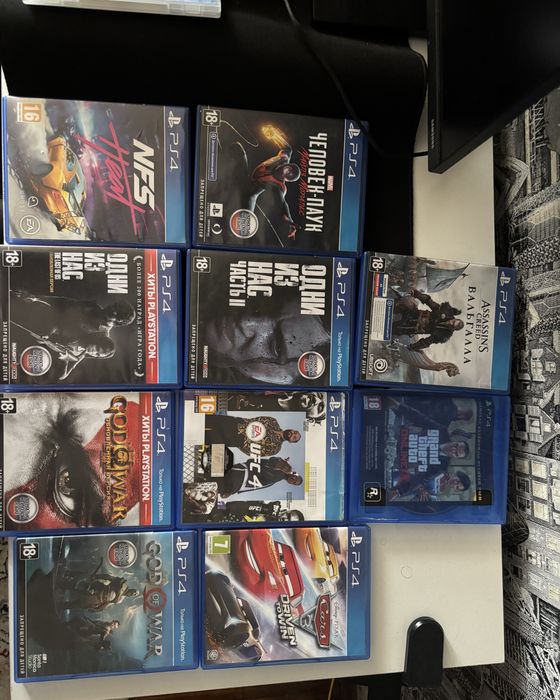 Продам диски Playstation 4