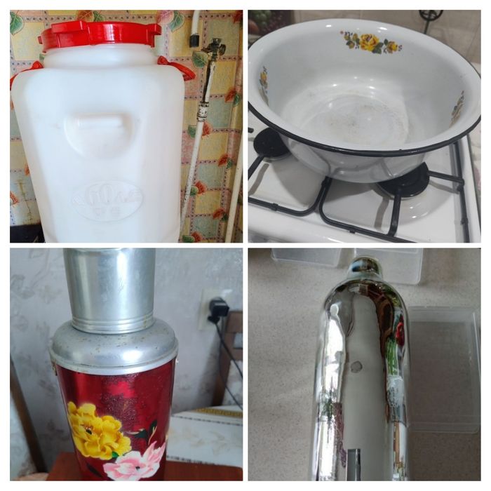 Продам  бак, посуду, зеркало,