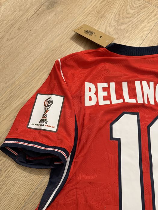 Tricou de fotbal Nike Anglia England Jude Bellingham 10 marime M nou cu eticheta world cup 2026