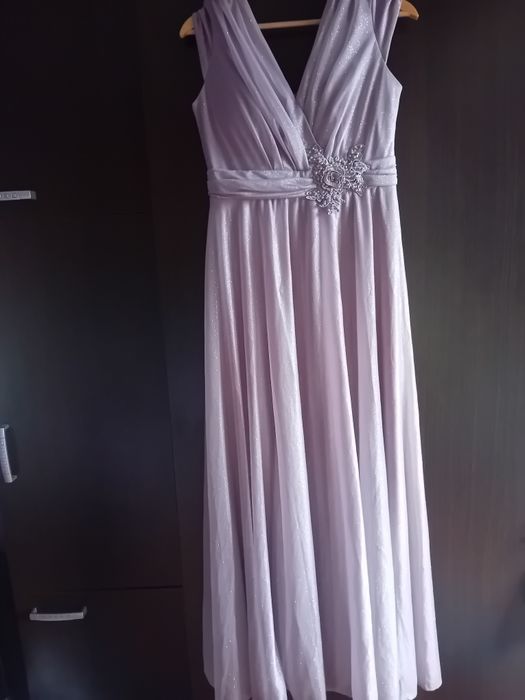 Rochie lila cu floare