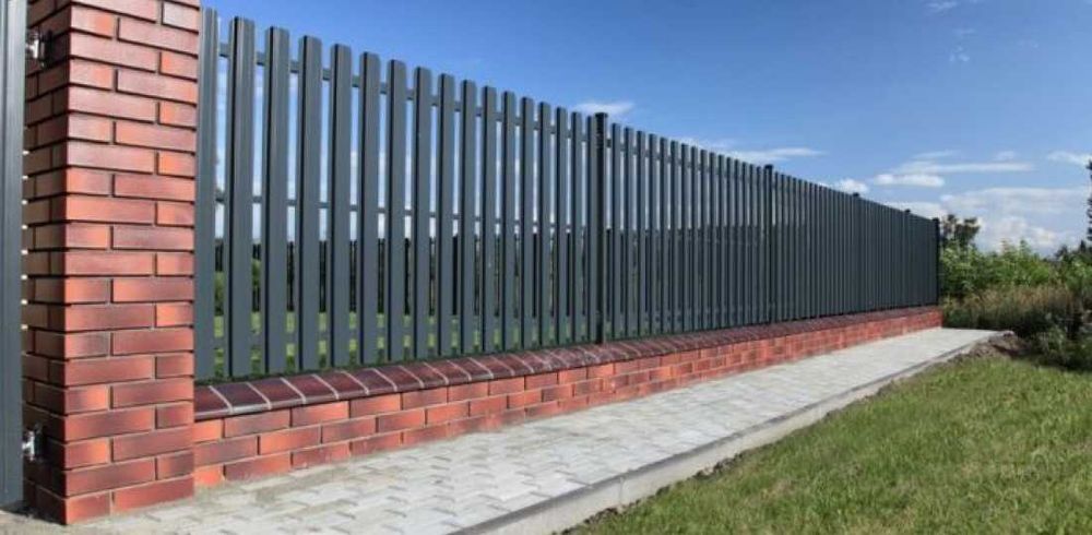 Garduri din sipca metalica, panou stil jaluzele si alte modele