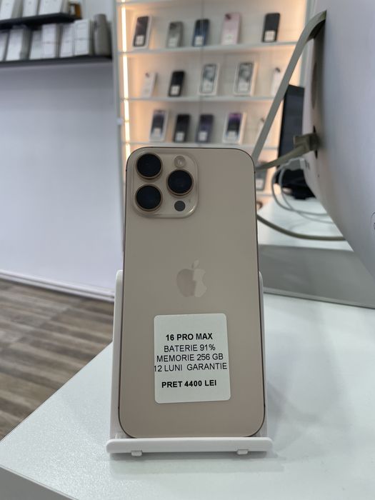 MAGAZIN: iPhone 16 Pro Max, 256gb, garantie