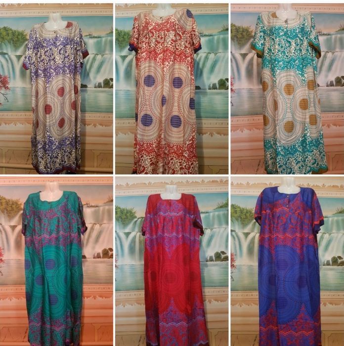 Штапелные платье Индонезия и Таиланд.Отличное качество.Штапел Таиланд.