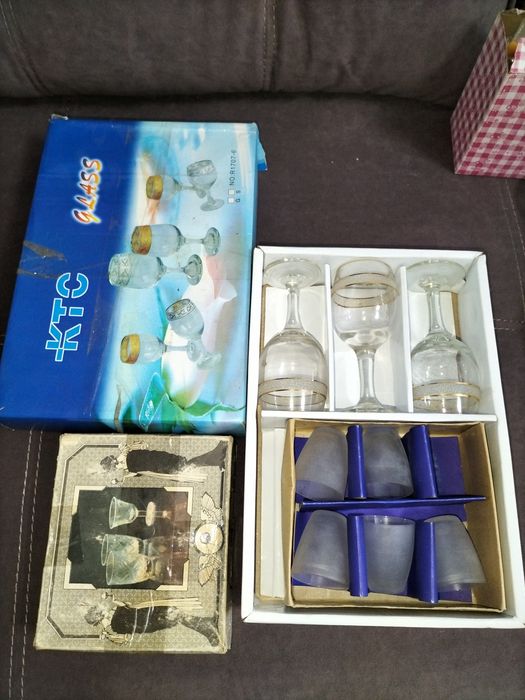 Набор тарелок коричневые