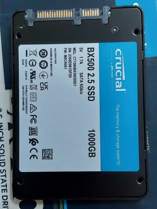 1TB SSD - Crucial BX500 SATA (НОВ)
