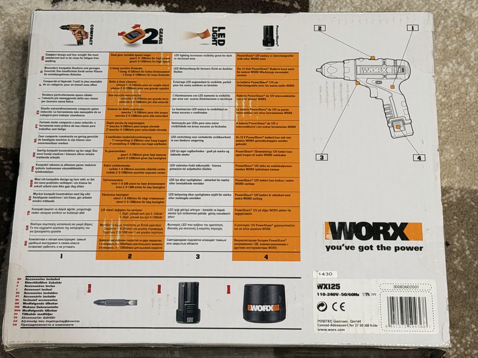 Винтоверт   WORX
