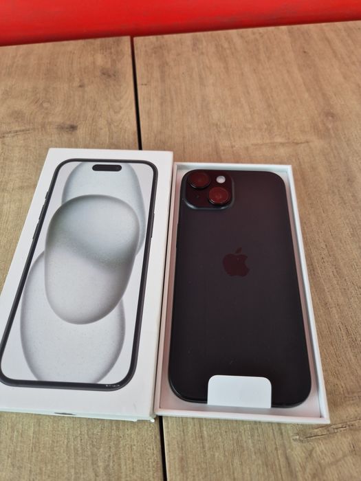 Iphone 15-Nou -128gb 100% bateriea liber retea