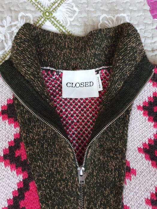 Pulover pe gat mix lana alpaca Closed