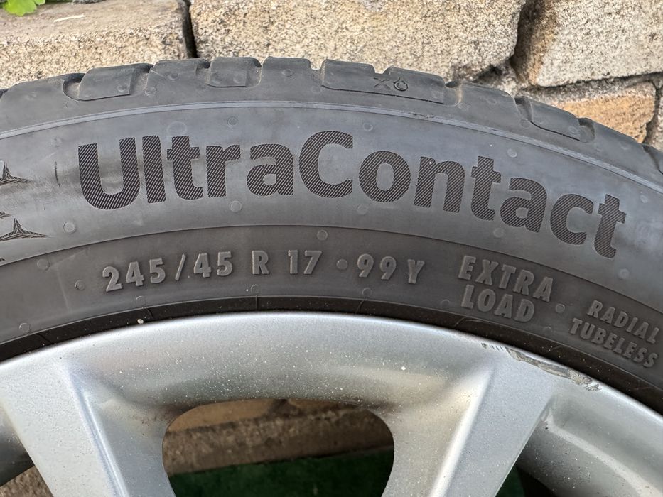 4 броя Летни гуми 245/45 R17 CONTINENTAL UltraContact