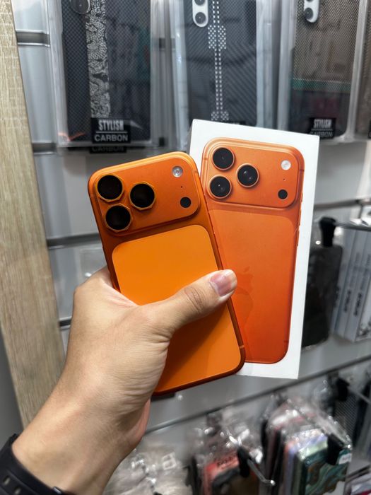 iPhone 17 pro, cosmic orange, 256gb, eac