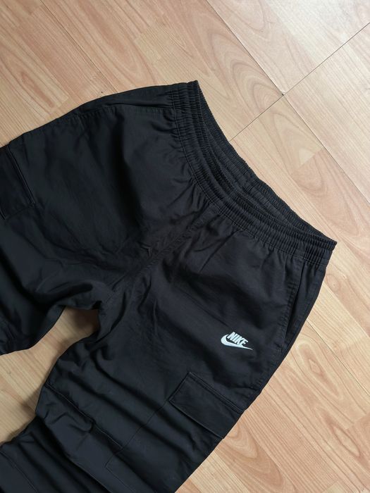 Pantaloni pants joggers trousers baggy Nike Woven utility cargo black