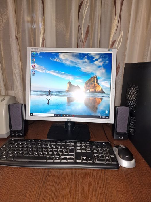 Sistem Complet PC Office, Școală + Monitor LG + Bonus Imprimantă