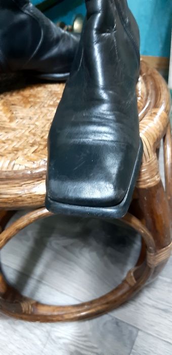 Ботинки осение кожаные