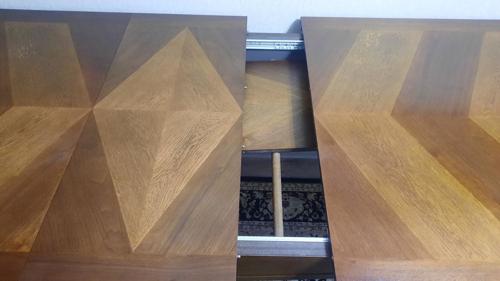 Дубовый стол со стульями 8 шт