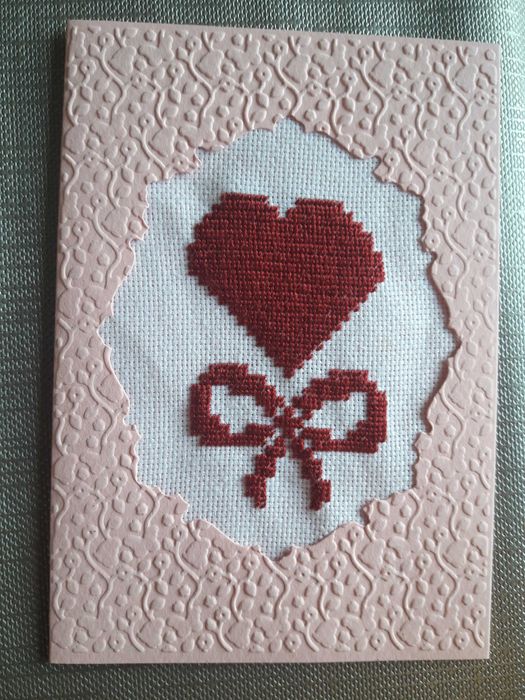 Ръчно бродирани картички