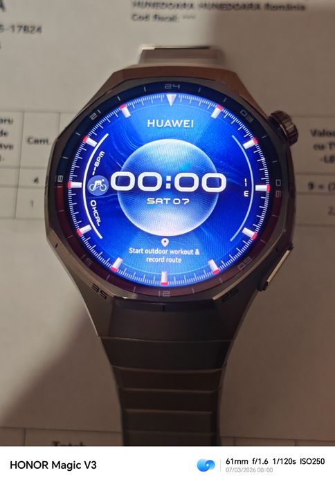 SmartWatch Huawei GT6 Pro -46mm Titanium / Superb / Garanție !