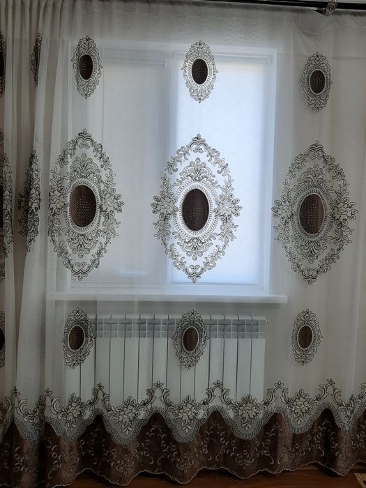 Б/у тюль 12метров 15 000 тг