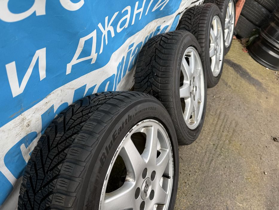 15 5х100 джанти с зимни гуми