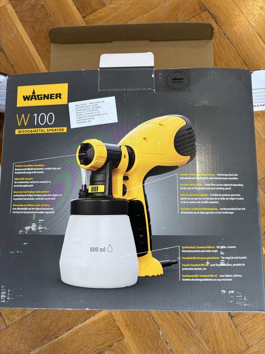 Пистолет за боядисване Wagner W100, 280 W,