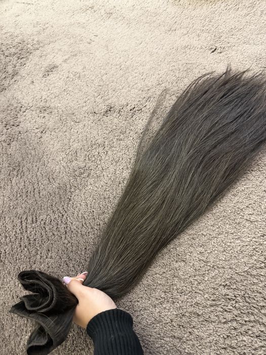 200 гр славянска коса 70 см  екстеншъни